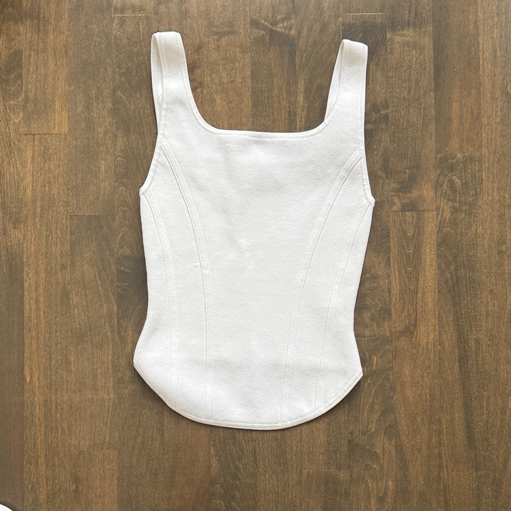 Aritzia Sculpt Knit Bustier XS
